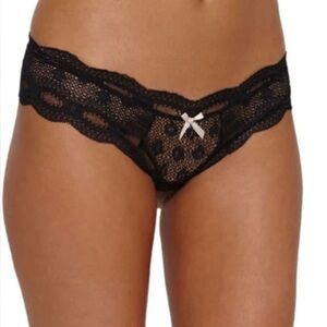 Eberjey India Retro Lace Boythong Boy thong M/L Black